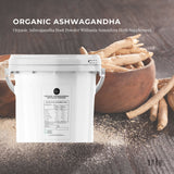 2.5Kg Organic Ashwagandha Powder Tub Withania Somnifera Root Herb Supplement - Front View