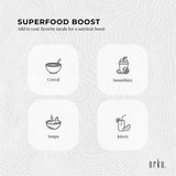 400g Organic Amla Powder Indian Gooseberry Emblica Officinalis Fruit Supplement - Low Angle