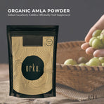 Orku 1Kg Organic Amla Powder - Indian Gooseberry Amalaki Fruit Powder