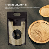 Orku 10Kg Organic Amla Powder - Indian Gooseberry Amalaki Fruit Powder - Close-Up Angle