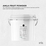 3Kg Organic Amla Powder Tub Indian Gooseberry Emblica Officinalis Supplement - Side View