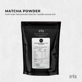 100g Organic Matcha Green Tea Powder Camellia Sinensis Leaf Supplement - Top-Down View