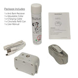 Dog Bark Collar - Automatic Citronella Rechargeable Mist Spray Training - Front View