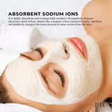 50g Pure Montmorillonite Clay Powder - Organic Sodium Bentonite for Cosmetics - Top-Down View