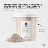 1.1Kg Organic Sodium Bentonite Clay Powder Tub Bucket - Cosmetic Montmorillonite