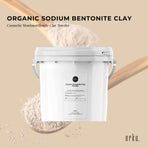 5Kg Organic Sodium Bentonite Clay Powder Tub Bucket - Cosmetic Montmorillonite