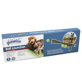 Dog Tennis Ball Launcher Gun - Pet Puppy Outdoors Exercise Fun Play - Front View