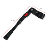 Bicycle Kickstand - Adjustable Metal Bike Parking Stand For 22 24 26 Tire - Front View