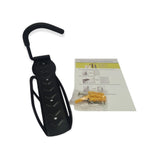 Bike Wall Hook - Steel Bicycle Holder Garage Mount - Front View