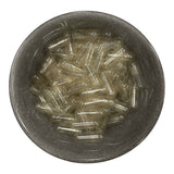 500x Empty Vegetable Capsules Size 0 - Unfilled Vege Vegan Clear Caps - Side View