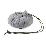 Foldable Dog Treat Mat 48cm - Puppy Trainer Snuffle Sniffer Interactive Feeder - Side View