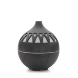 Ultrasonic Essential Oil Diffuser - 180ml Dark Wood USB Humidifier with LED Lights