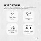 Mini Water Flosser Rechargeable Cordless Cleaner - Travel Oral Irrigator White - Extra Image