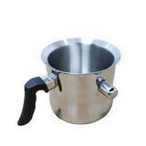 Bee Wax Melter Pot 1.4L Stainless Steel Double Boiler - Candle Making Beekeeping - Front View