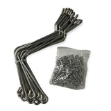 20pk Stainless Steel Bee Hive Spring Clips Fastener Beekeeping Accessories - Front View