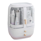 Makeup Organiser Display Case - Cosmetic Storage Jewellery Portable Vanity - Front View