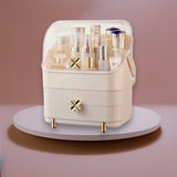 Makeup Display Case Organiser - Cosmetic Storage Jewellery Portable Vanity - Front View