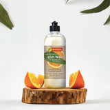 500ml Dish Wash Liquid Orange Eucalyptus Plant Based Dishwashing Soap Bosistos - Front View