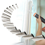 14pc Stainless Steel Caulking Nozzles - Sealant Applicator Accessory Tool Set - Front View