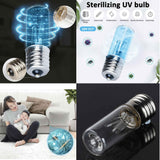 10x 3W Replacement UV Light Lamp Bulb Sterilising Disinfecting Germicidal Ozone - Top-Down View