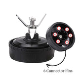 For Nutri Ninja Extractor Blade - 6 Fin Female Connection Replacement Parts - Front View
