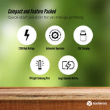 2 in 1 Rechargeable Mosquito Swatter - Electronic Fly Insect Bug Zapper Racket - 45-Degree Angle