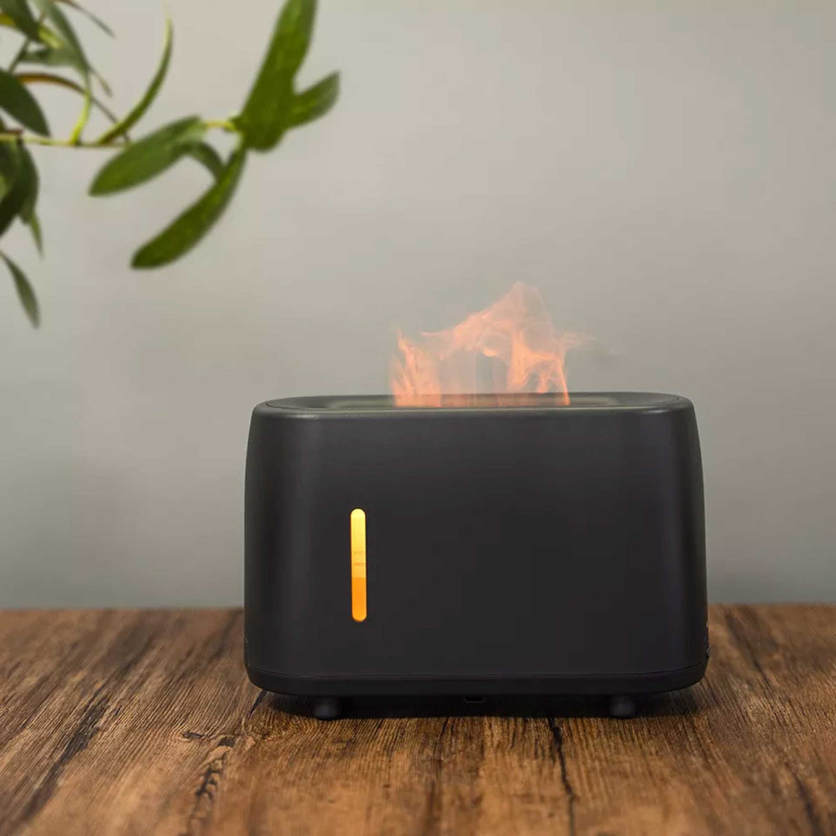 Grey Flame Mist Ultrasonic Aroma Diffuser with Remote Control - 240ml Air Humidifier