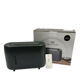 Grey Flame Mist Ultrasonic Aroma Diffuser with Remote Control - 240ml Air Humidifier - Top-Down View