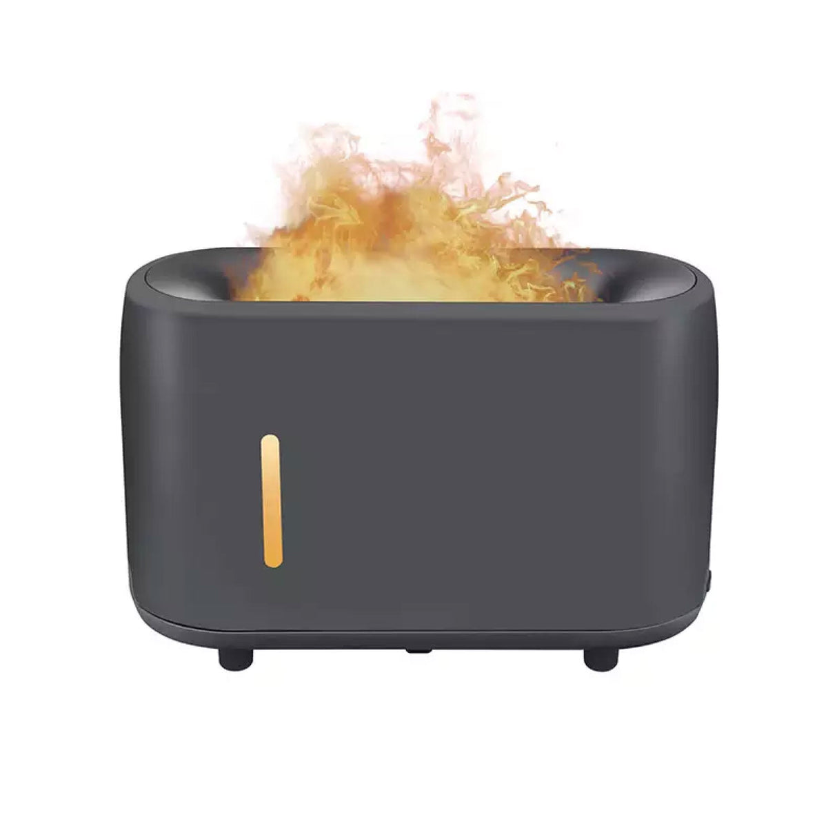 Grey Flame Mist Ultrasonic Aroma Diffuser with Remote Control - 240ml Air Humidifier