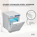 Compact 5L White Electric Towel Warmer with UV Sterilisation and Heater for Home and Spa Use