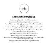 Compact 5L White Electric Towel Warmer with UV Sterilisation and Heater for Home and Spa Use - Extra Image