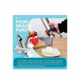 50x Cream Chargers - GreatWhip NO2 Nitrous Oxide Food Use Whip Bulb Canisters - Side View