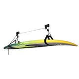 Kayak Hoist - 45kg Garage Ceiling Pulley Lift Storage System Bike Luggage Holder - Side View