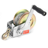 Heavy-Duty Manual Hand Winch with 10m Steel Cable - Ideal for Boats, Jet Skis, and Trailers