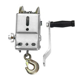 Heavy-Duty Manual Hand Winch with 10m Steel Cable - Ideal for Boats, Jet Skis, and Trailers