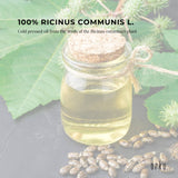 Orku 100ml Organic Castor Oil - Hexane Free Cold Pressed - Rear View