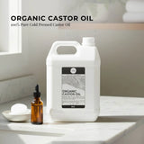 Orku 5L Organic Castor Oil - Hexane Free Cold Pressed - Front View