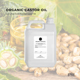 Orku 5L Organic Castor Oil - Hexane Free Cold Pressed - Front View