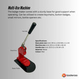 Button Badge Making Set 25mm - Maker + Mould + Badges - 45-Degree Angle