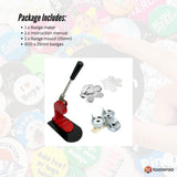 Button Badge Making Set 25mm - Maker + Mould + Badges - Low Angle