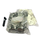 500x Button Badges 58mm - Craft DIY Hobby Accessory Making - Side View