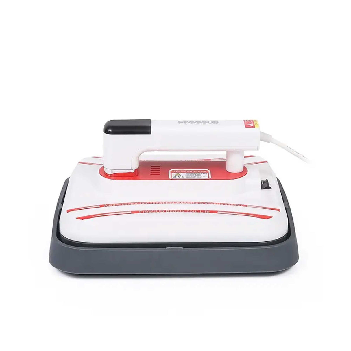 Portable 10x12 Handheld Heat Press for T-Shirt, Shoe, and Hat Vinyl Transfers