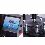 Sublimation Cap Heat Press Machine - DIY Hat Logo Transfer Crafting Tool - Top-Down View