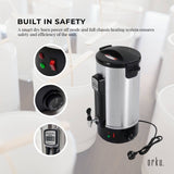 8L Orku Candle Wax Heater With Core Heating Tap - Electric Warmer Melter Pot - Rear View