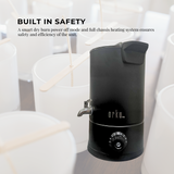 Orku 10L Candle Wax Melter with Tap & Candle Kit - 220-240V Electric Black - Rear View