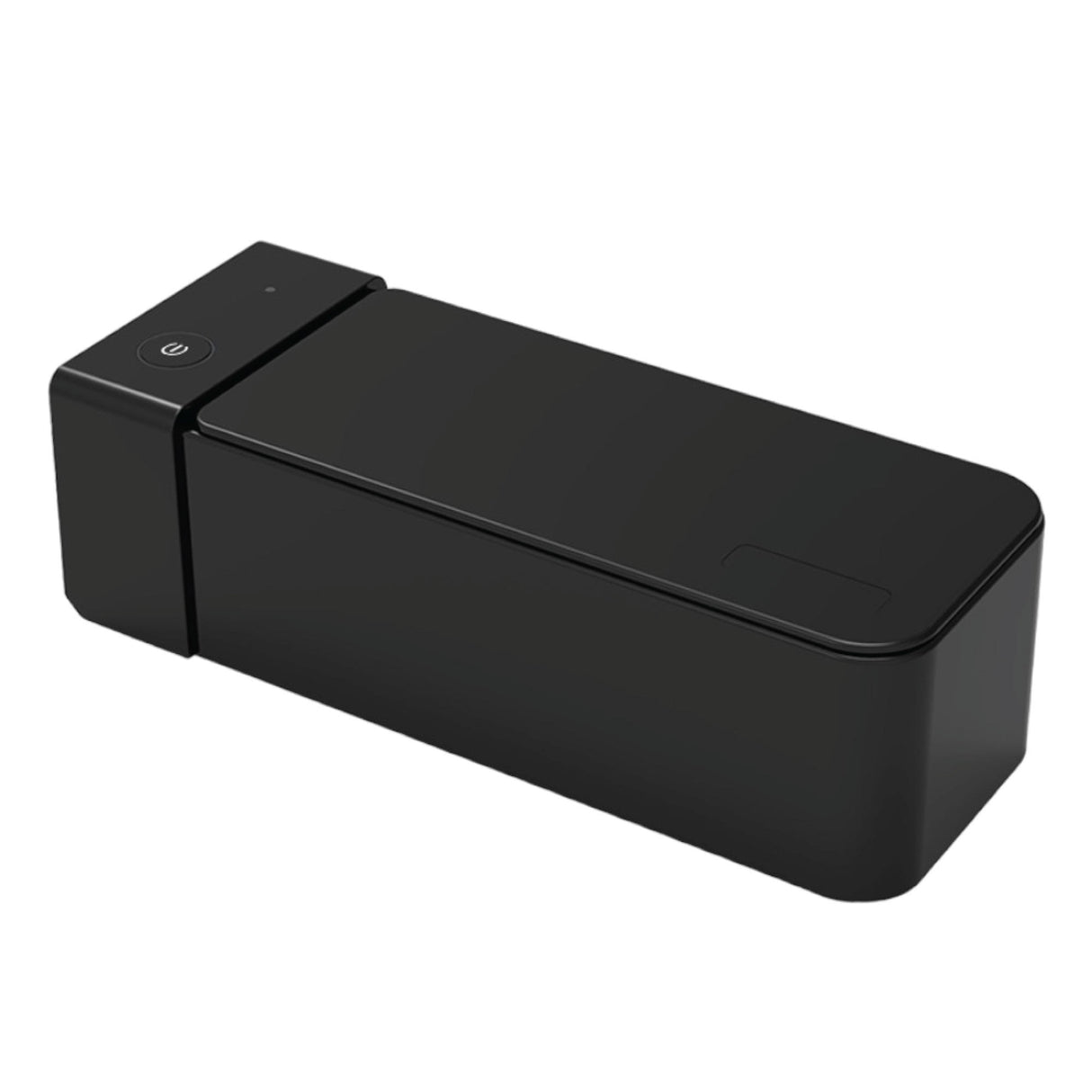 600ml Portable Ultrasonic Jewelry Cleaner - Mini Black Sonic Cleaning Bath