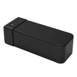 600ml Portable Ultrasonic Jewelry Cleaner - Mini Black Sonic Cleaning Bath