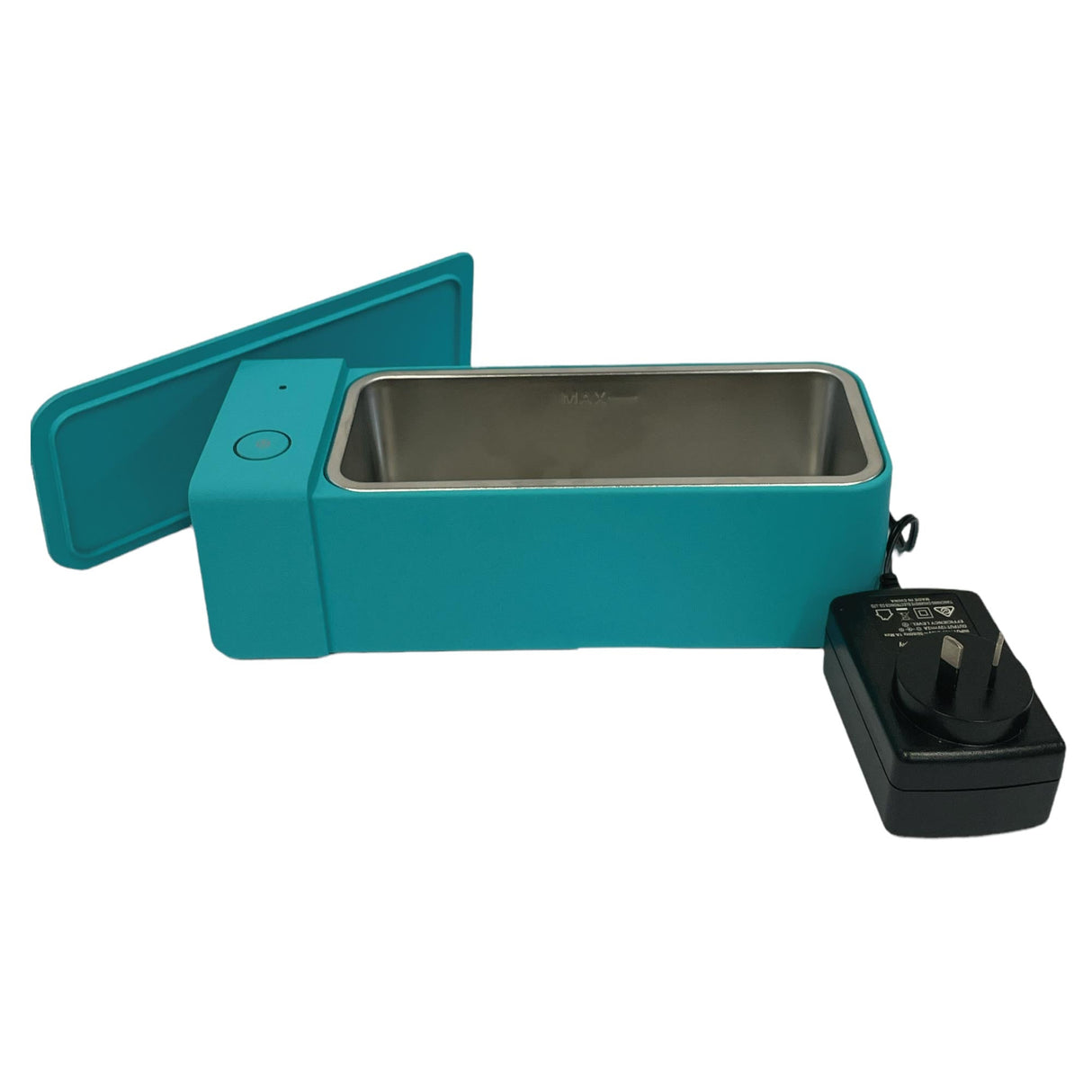 600ml Portable Ultrasonic Cleaner in Lake Blue - Mini Sonic Bath for Jewelry and More