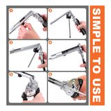 Hog Ring Plier - Fence Wire Cage Clamp M Clip Compatible - Front View