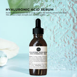 100ml Hyaluronic Acid Serum - High Strength Cosmetic Face Skin Care - Side View